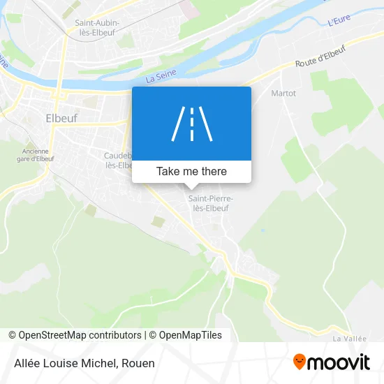 Allée Louise Michel map