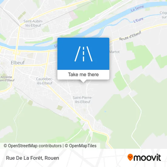 Rue De La Forêt map
