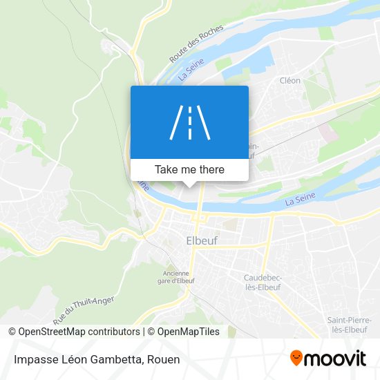 Impasse Léon Gambetta map