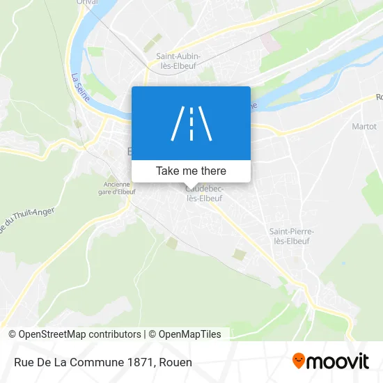 Rue De La Commune 1871 map