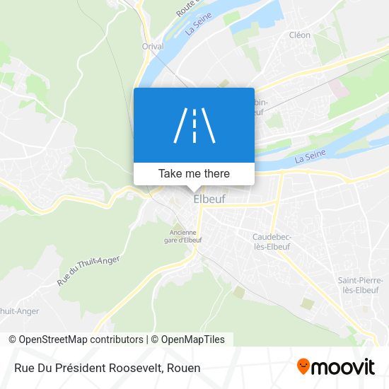 Rue Du Président Roosevelt map