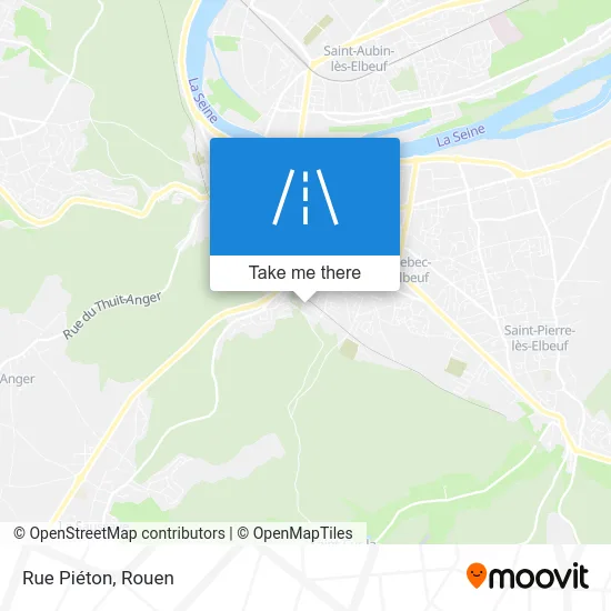 Rue Piéton map