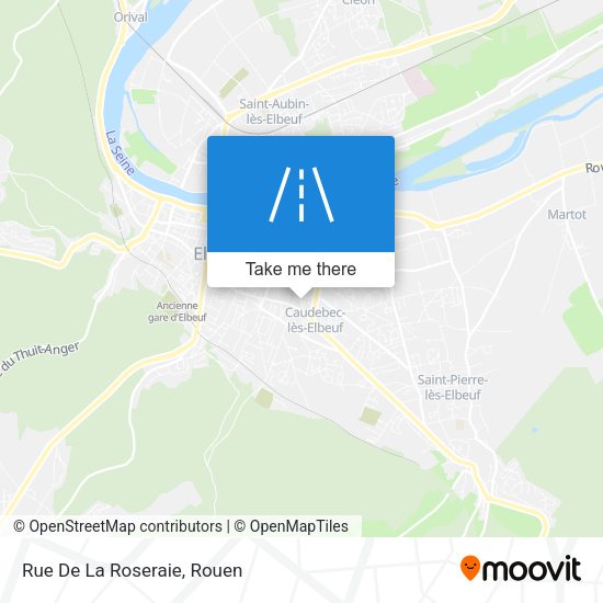 Rue De La Roseraie map