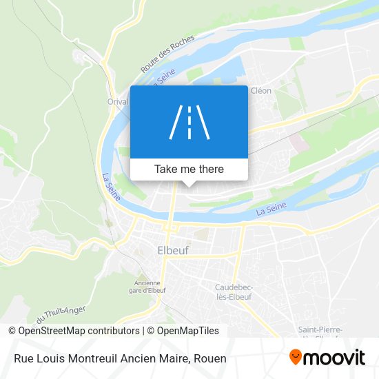 Rue Louis Montreuil Ancien Maire map