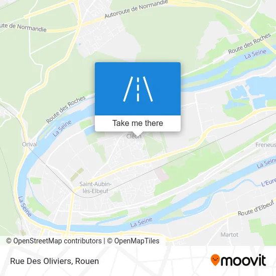 Rue Des Oliviers map