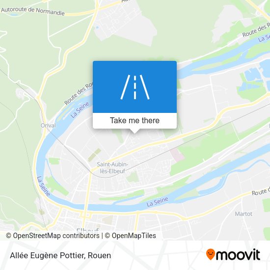 Allée Eugène Pottier map