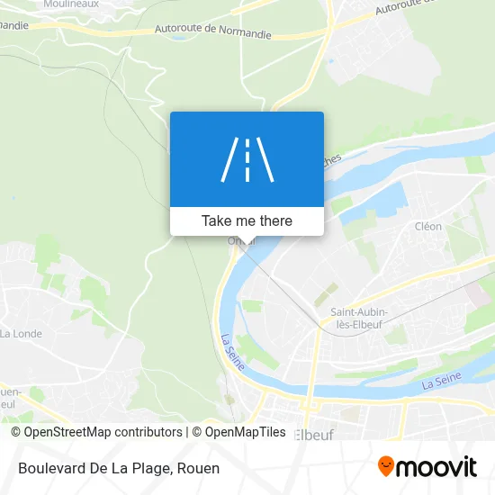 Boulevard De La Plage map