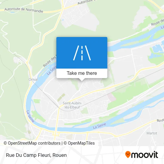 Rue Du Camp Fleuri map