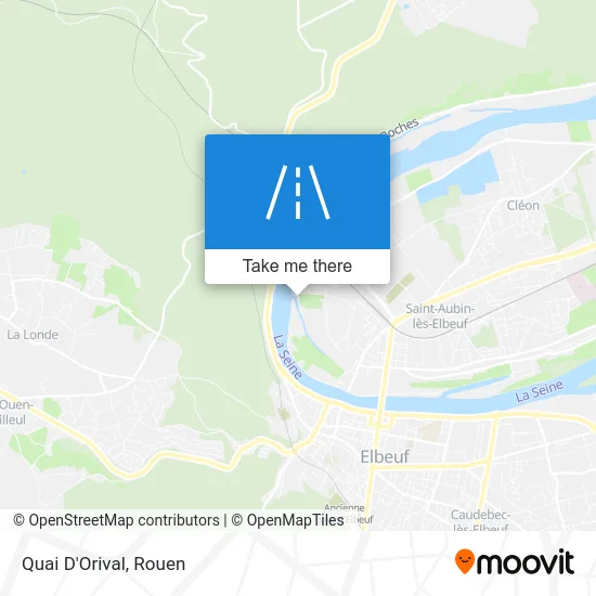 Quai D'Orival map