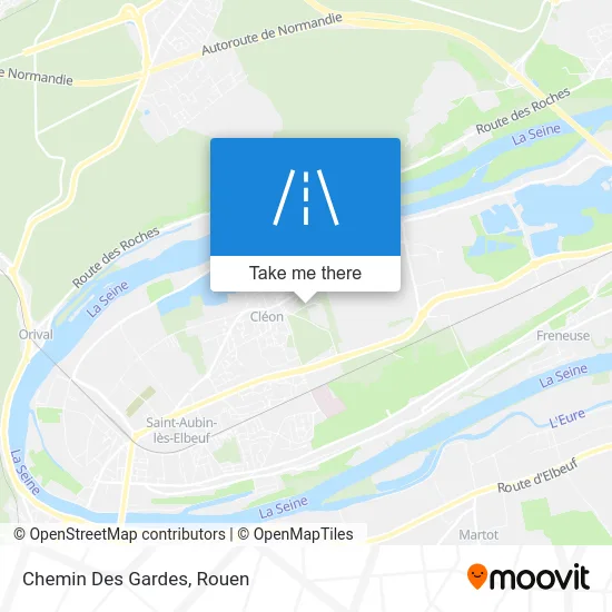 Chemin Des Gardes map