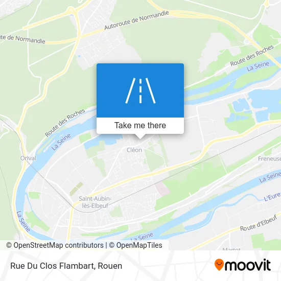 Rue Du Clos Flambart map