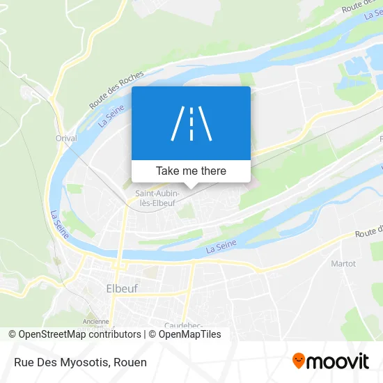 Rue Des Myosotis map