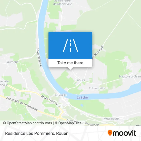 Résidence Les Pommiers map