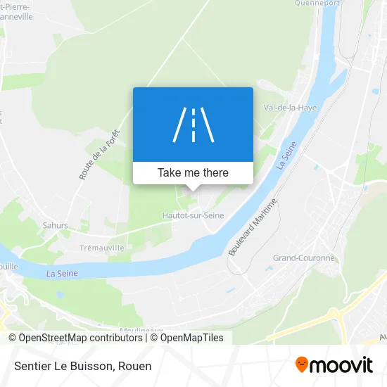 Sentier Le Buisson map