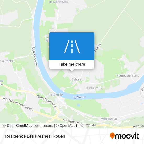 Résidence Les Fresnes map
