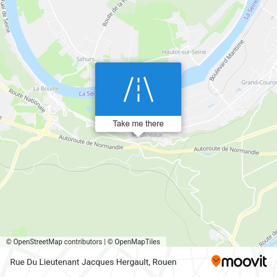 Rue Du Lieutenant Jacques Hergault map