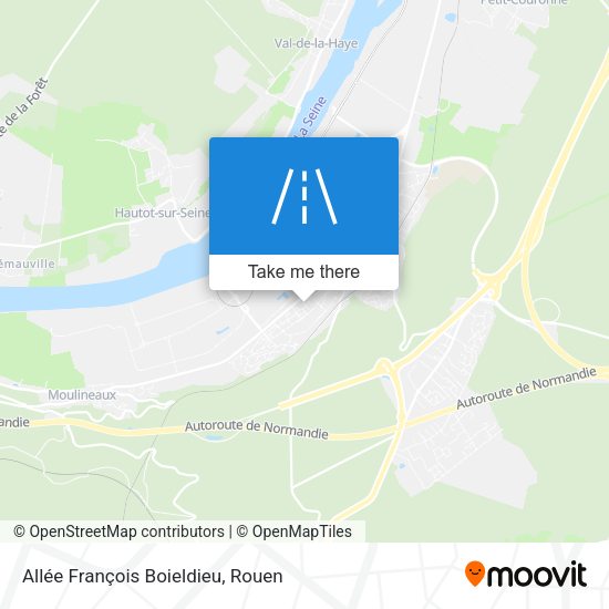Allée François Boieldieu map
