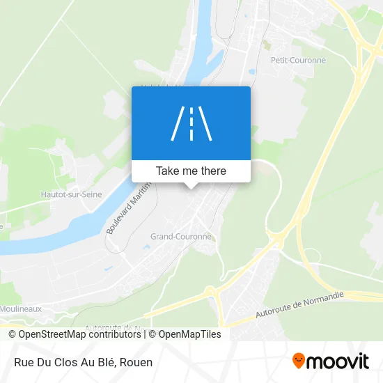 Rue Du Clos Au Blé map