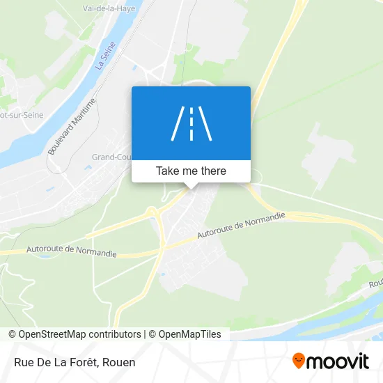 Rue De La Forêt map