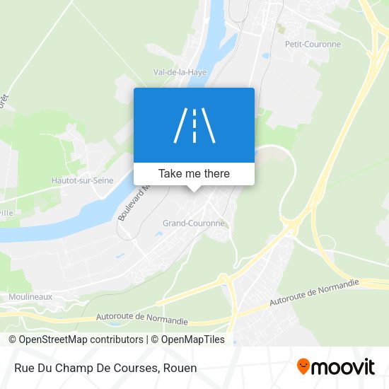 Rue Du Champ De Courses map