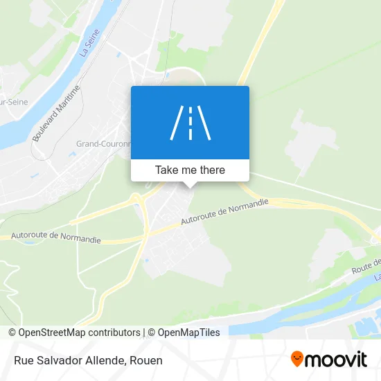 Rue Salvador Allende map