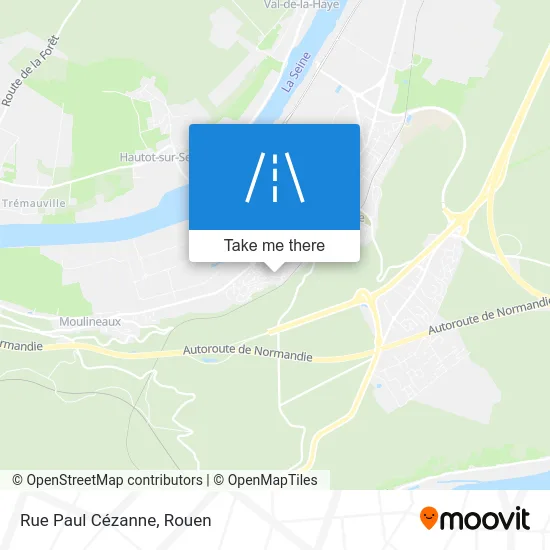 Rue Paul Cézanne map