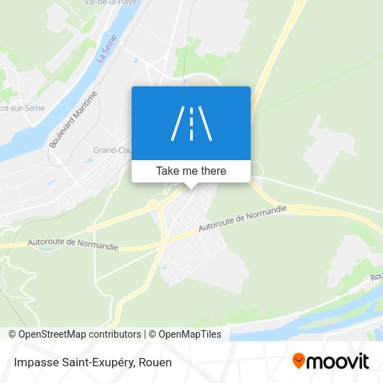 Impasse Saint-Exupéry map