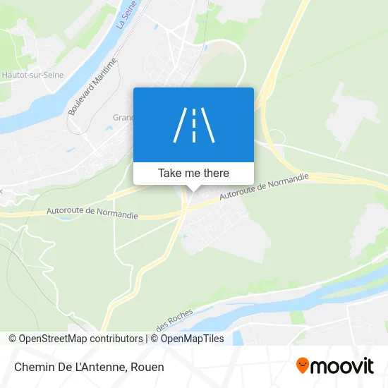 Chemin De L'Antenne map