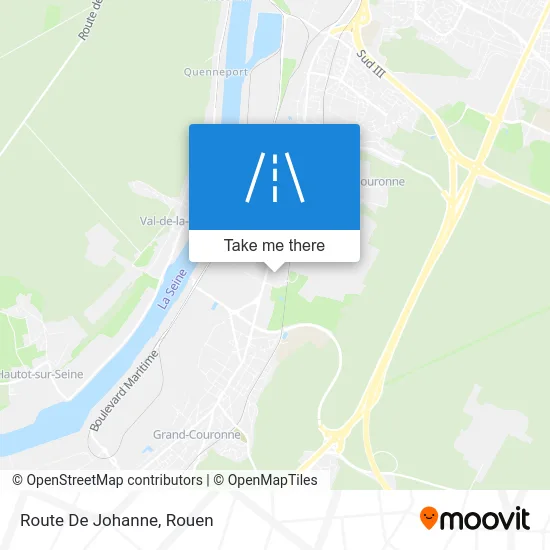 Route De Johanne map