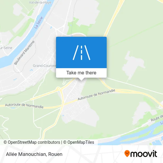 Allée Manouchian map