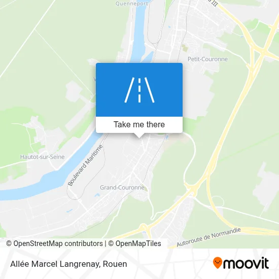 Allée Marcel Langrenay map