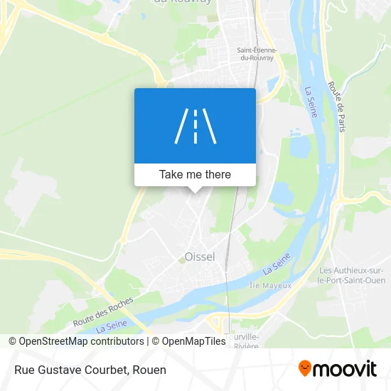 Rue Gustave Courbet map