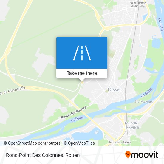 Rond-Point Des Colonnes map
