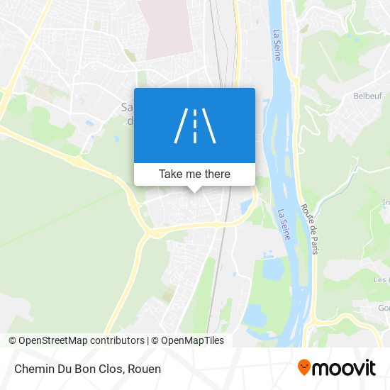 Mapa Chemin Du Bon Clos