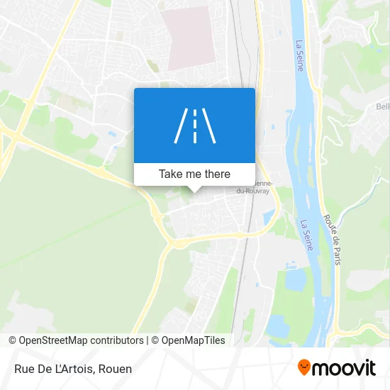 Rue De L'Artois map
