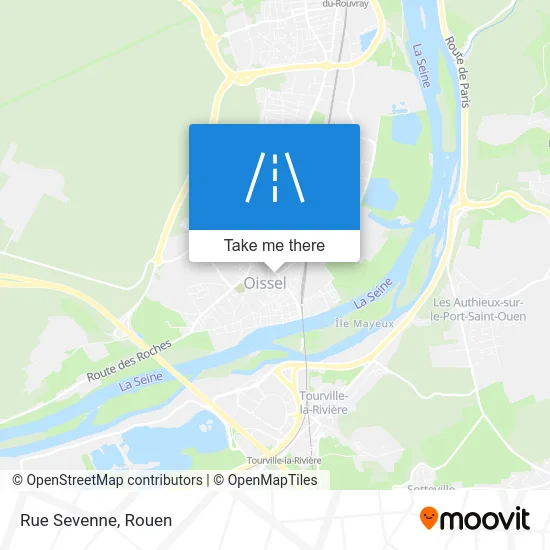Rue Sevenne map
