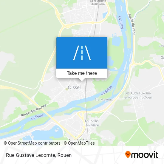 Rue Gustave Lecomte map