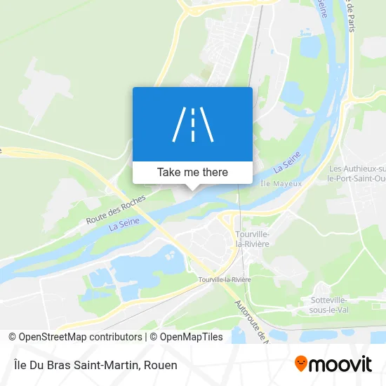 Île Du Bras Saint-Martin map