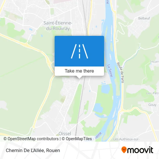 Chemin De L'Allée map