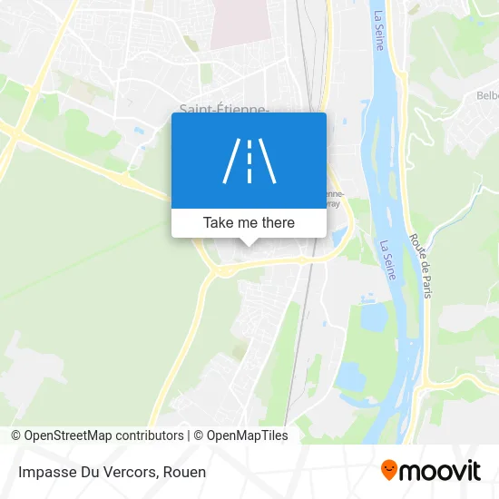 Impasse Du Vercors map