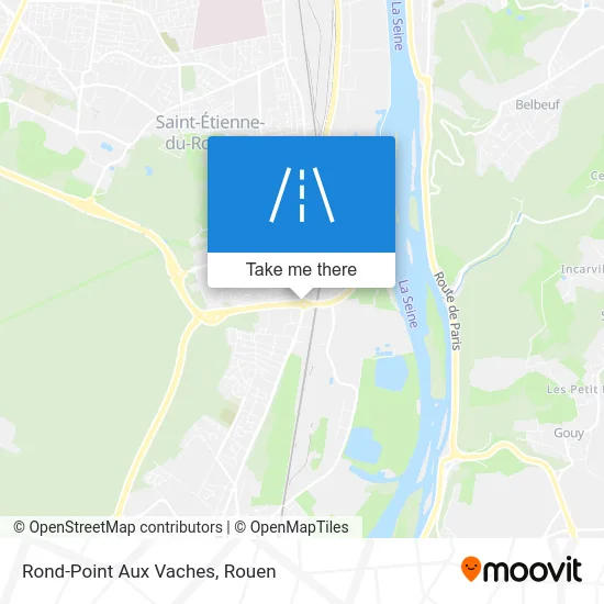 Rond-Point Aux Vaches map