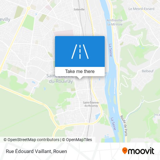 Mapa Rue Édouard Vaillant