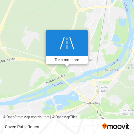 Chemin De La Cavée map