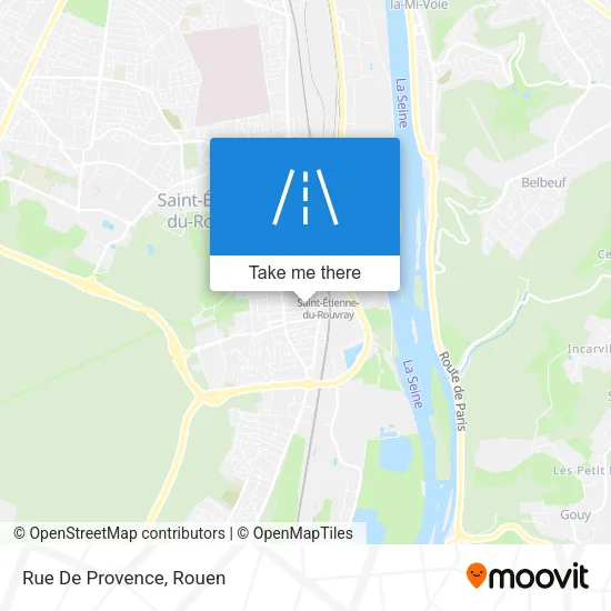 Rue De Provence map