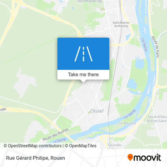 Rue Gérard Philipe map
