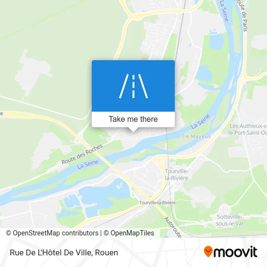 Rue De L'Hôtel De Ville map