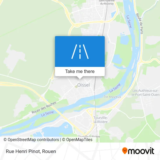 Rue Henri Pinot map