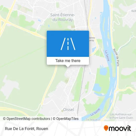 Rue De La Forêt map
