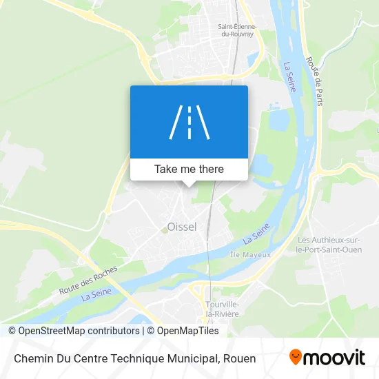 Chemin Du Centre Technique Municipal map