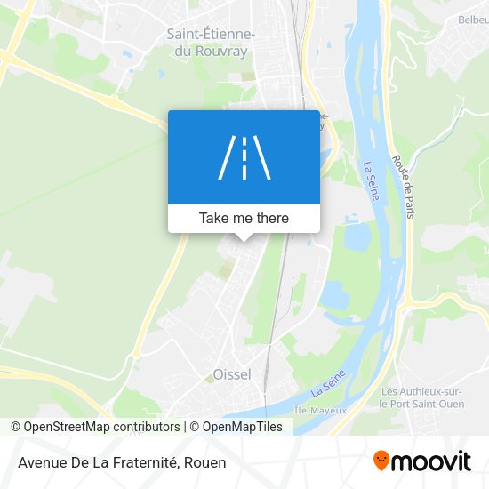 Avenue De La Fraternité map